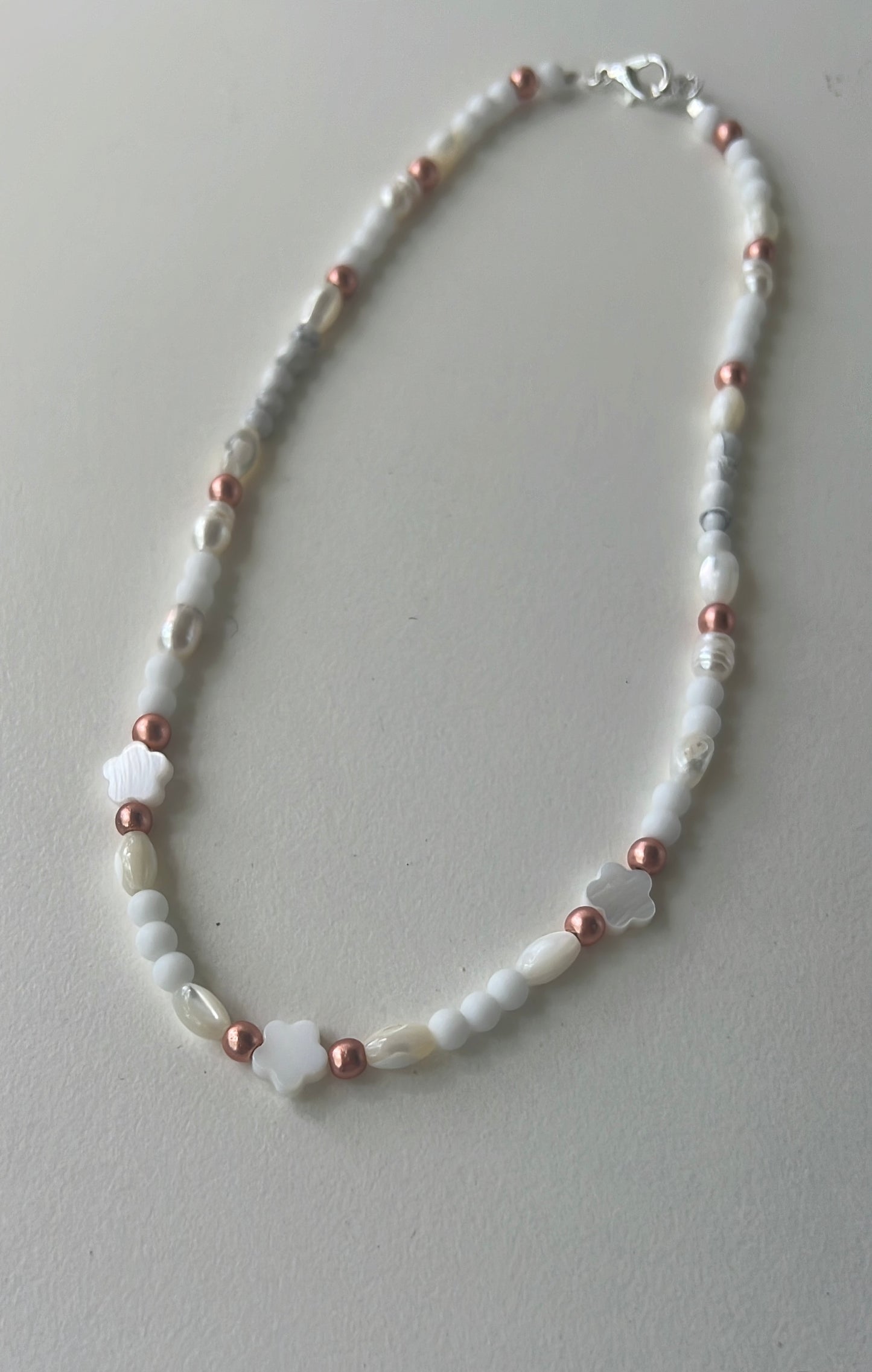 Balance and Grounding - Flower Shell Necklace