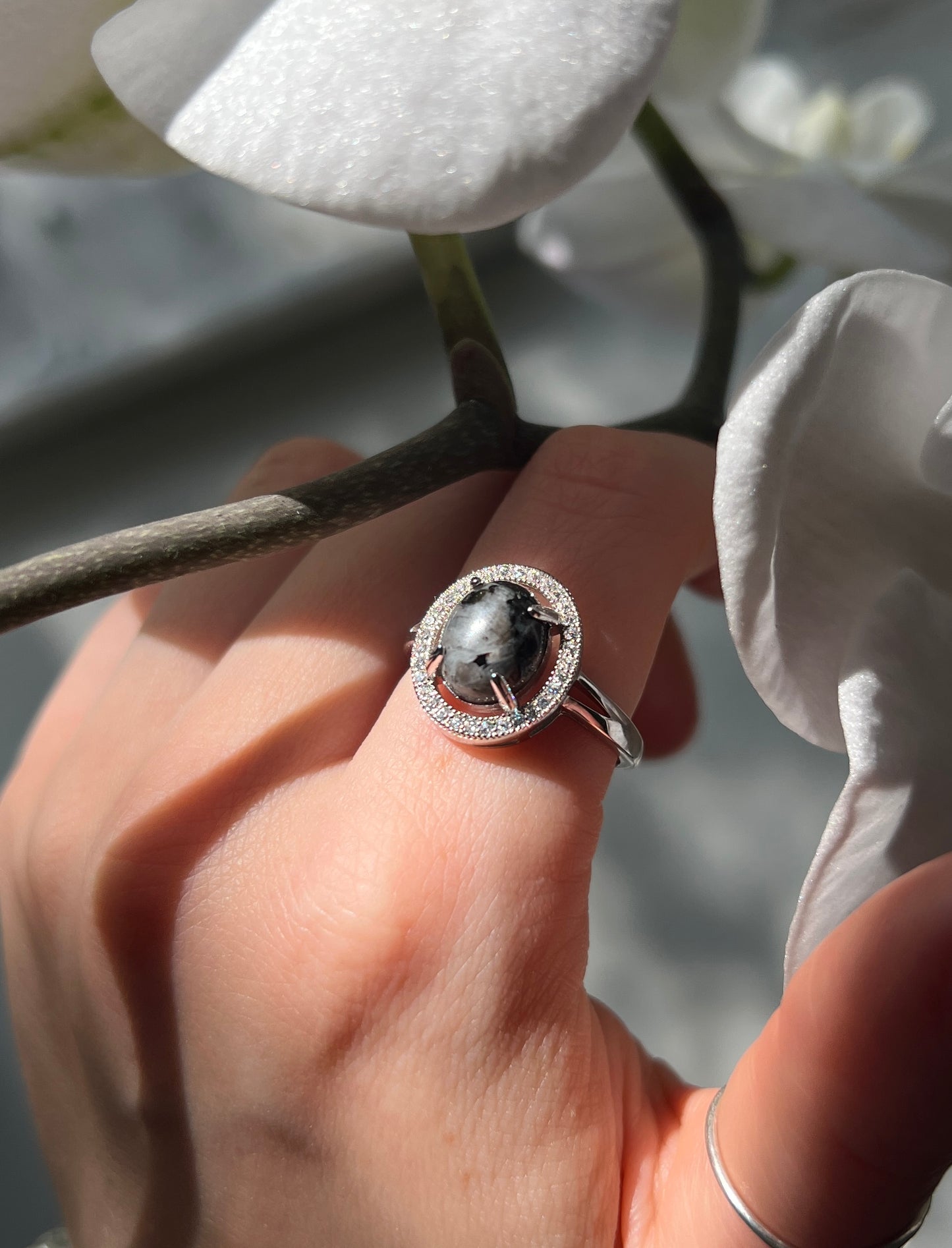 Labradorite Oval • Ring • 925 Sterling Silver