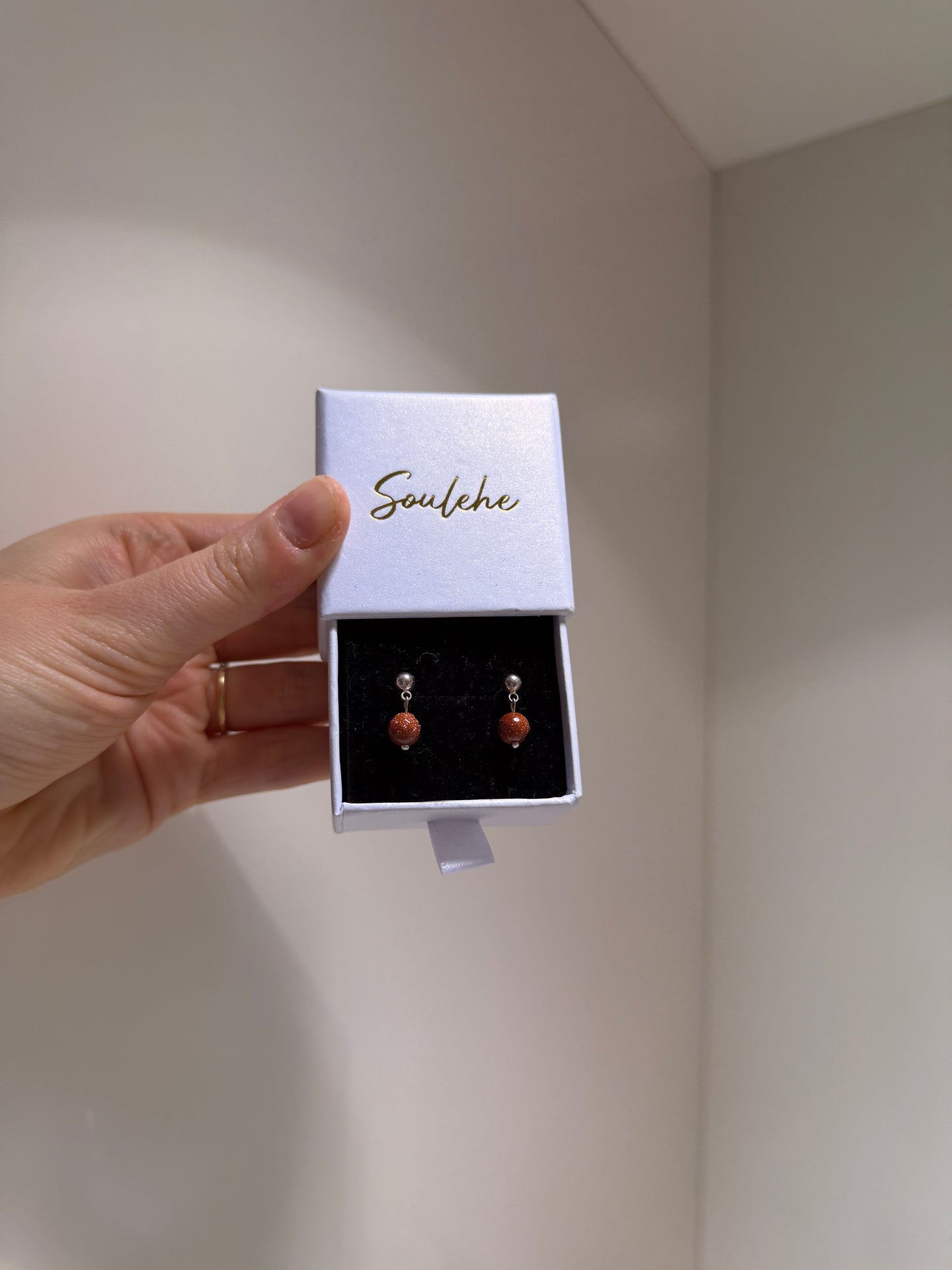 Sandstone Studs - Luck