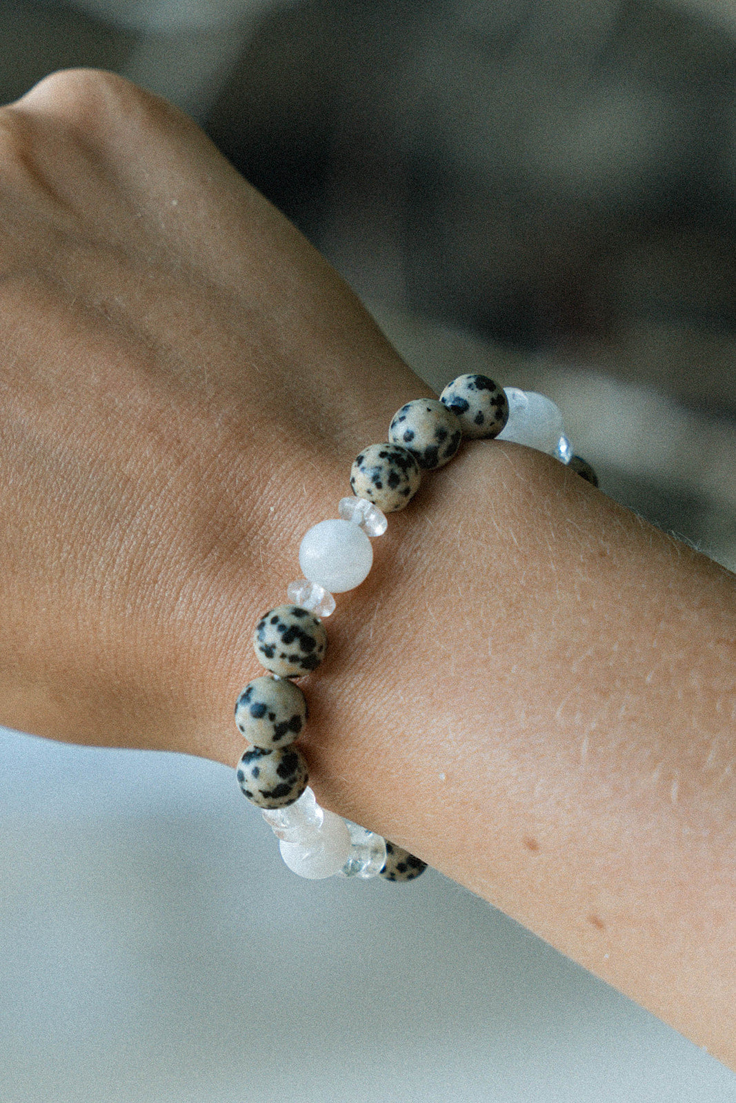 Femininity & Grounding - Dalmatian Jasper