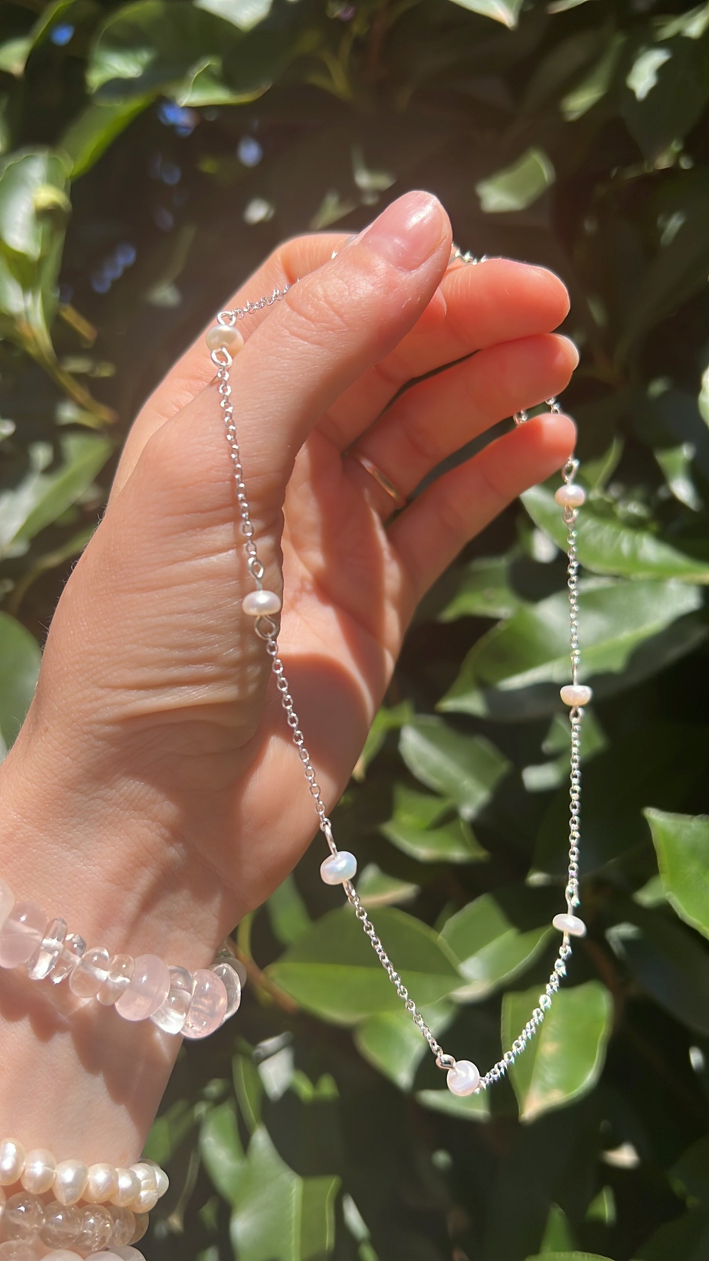 natural pearl necklace