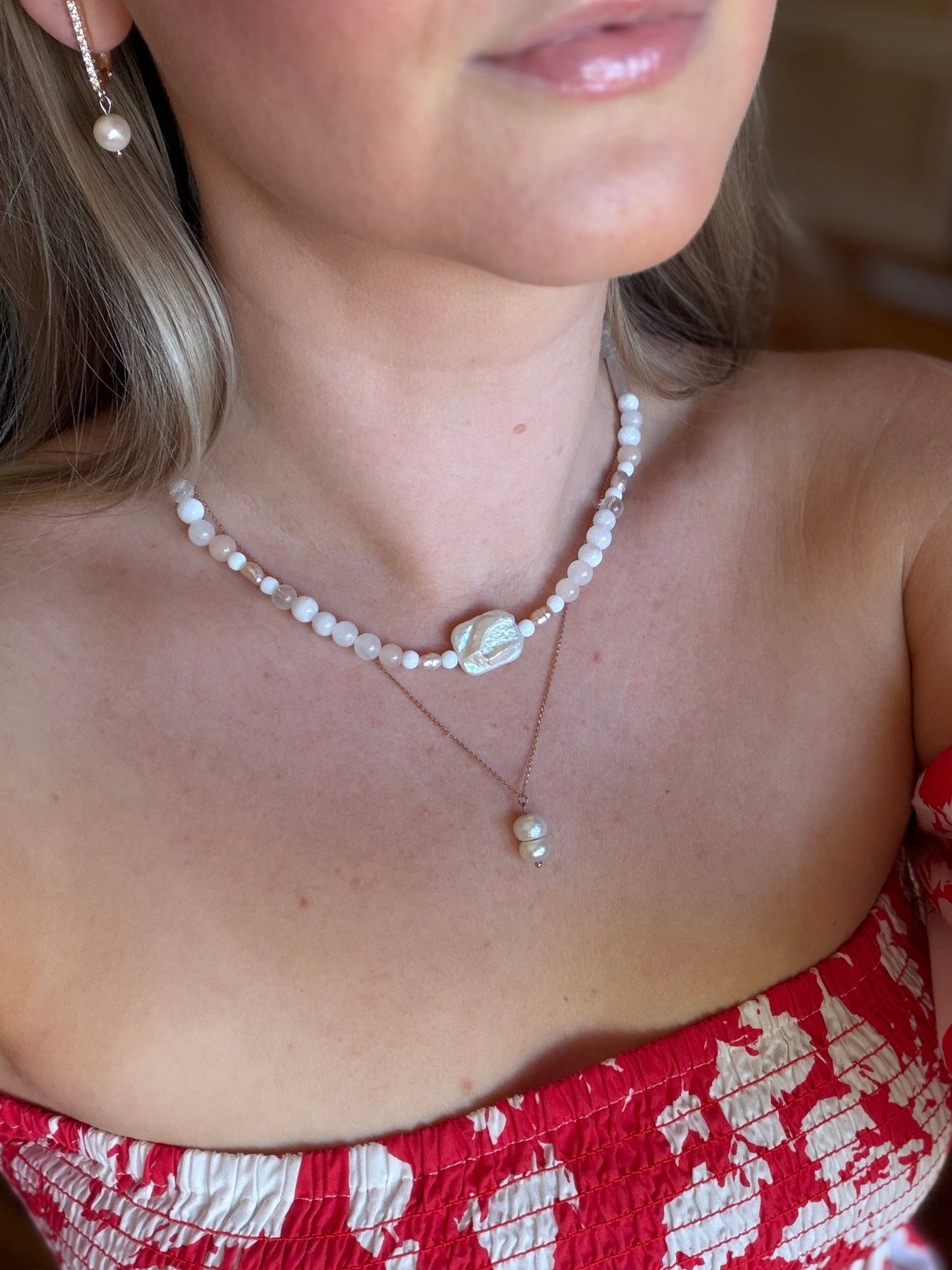 Sunset Pearl Luxury Choker