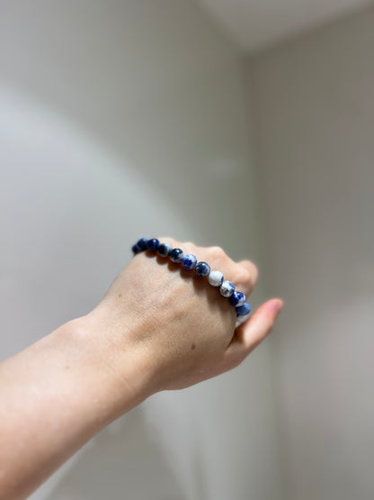 Wisdom x Logic, Trust • Bracelet • Blue Sodalite