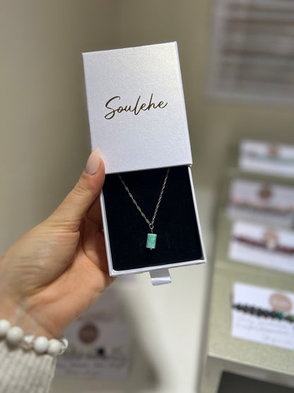 Self-Expression, Dreams & Balance • Necklace • Amazonite