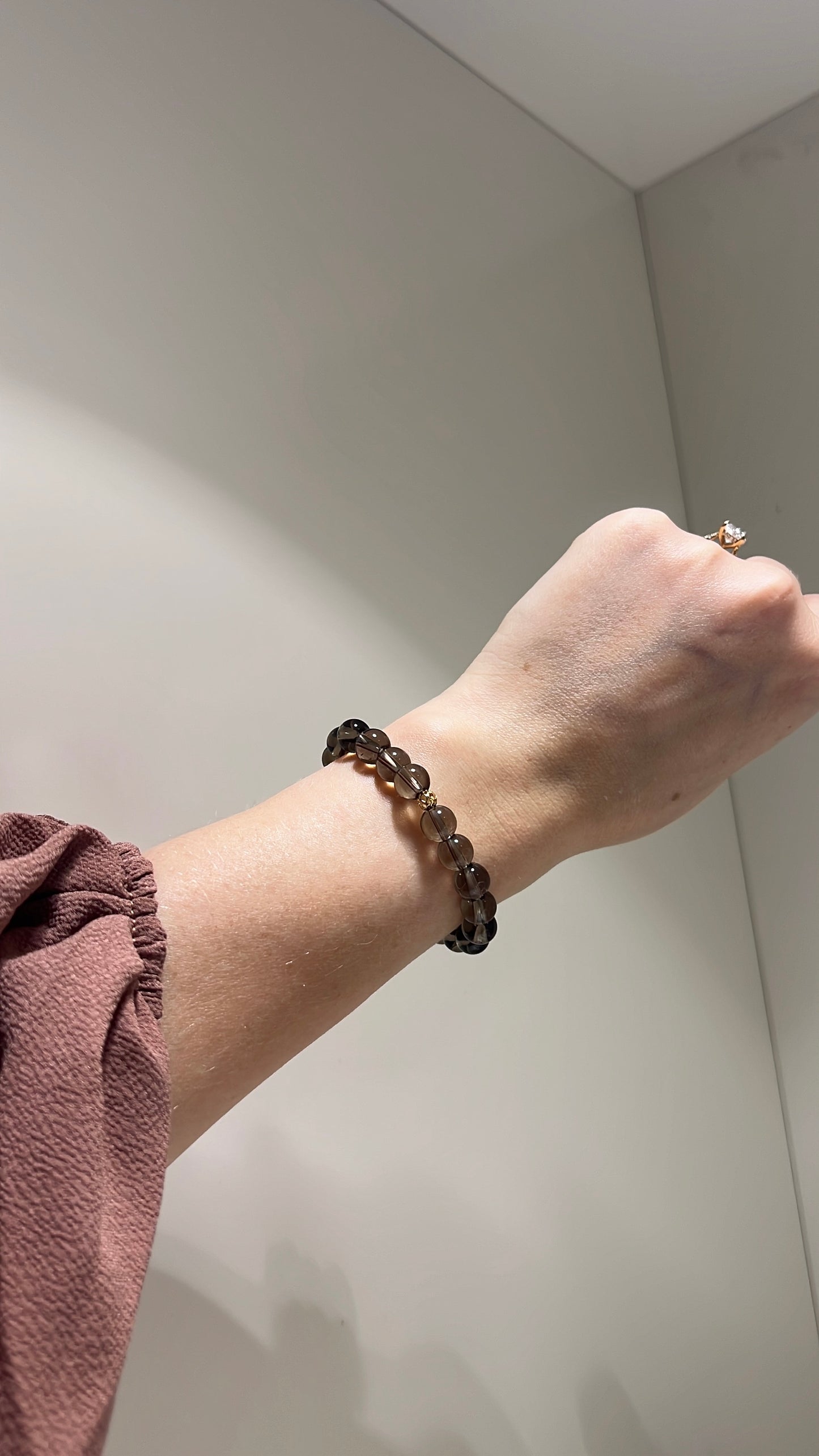 Grounded, Rationality •  Bracelet • Smoky Quartz - 2025 Luck