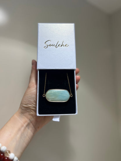 Self-Expression, Dreams & Balance
 • Necklace • Amazonite