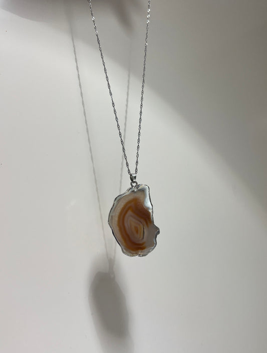 Inner Peace & Strength Silver Agate