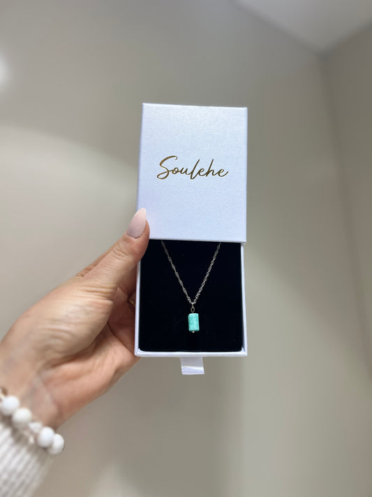 Self-Expression, Dreams & Balance • Necklace • Amazonite