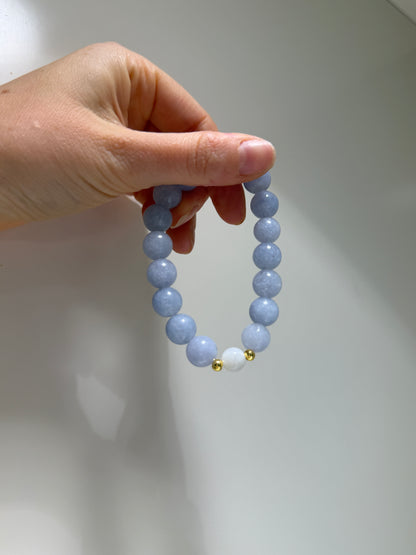 Aquamarine & Moonstone - emotional balance, flow, healing