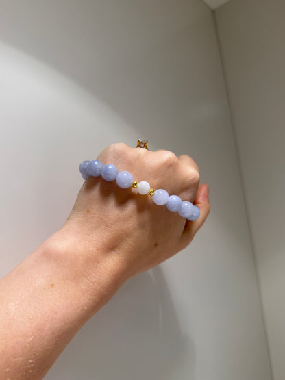 Aquamarine & Moonstone - emotional balance, flow, healing