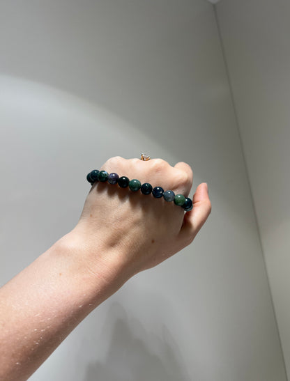 Grounding, Money,  Protection - Moss Agate