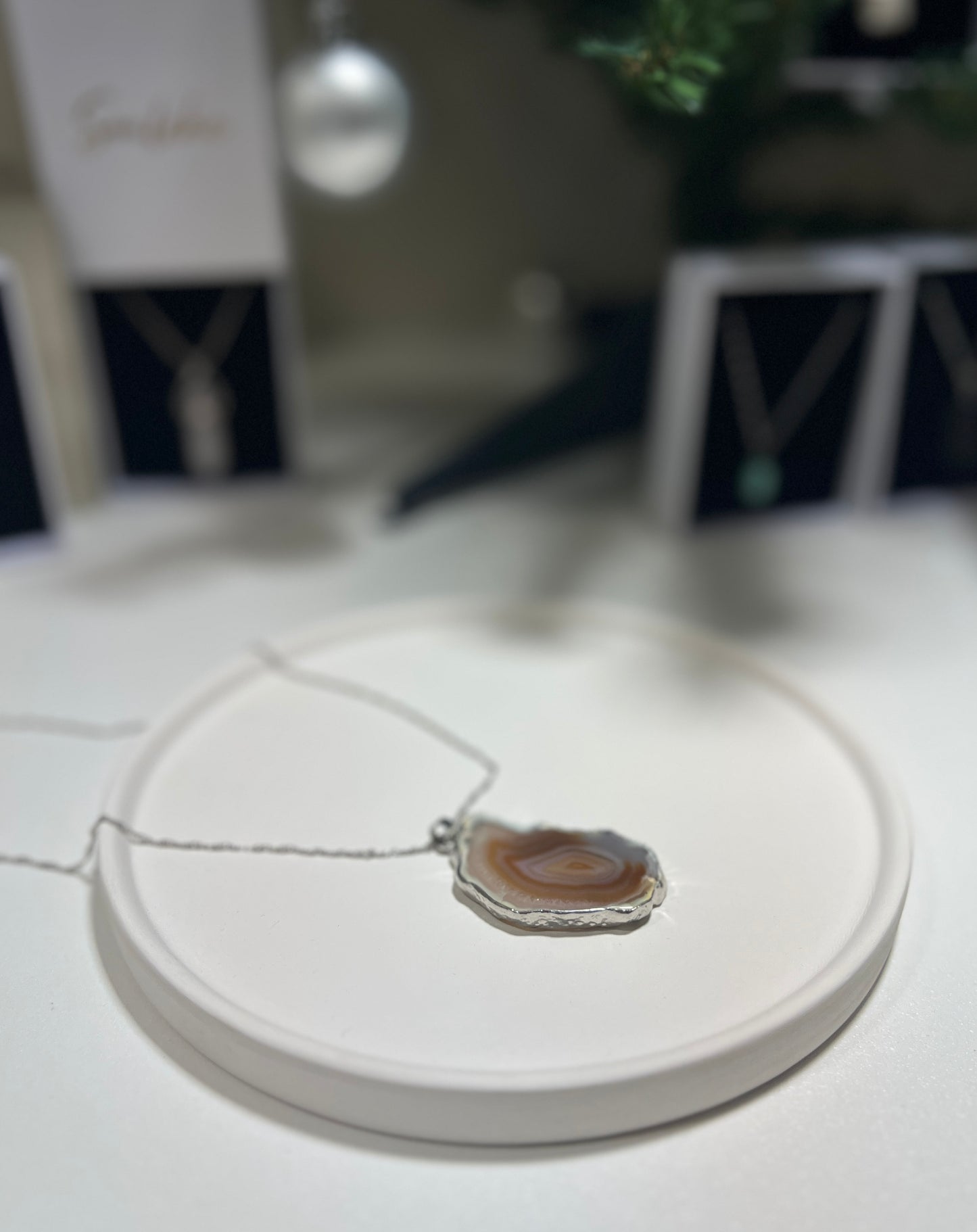 Inner Peace & Strength Silver Agate