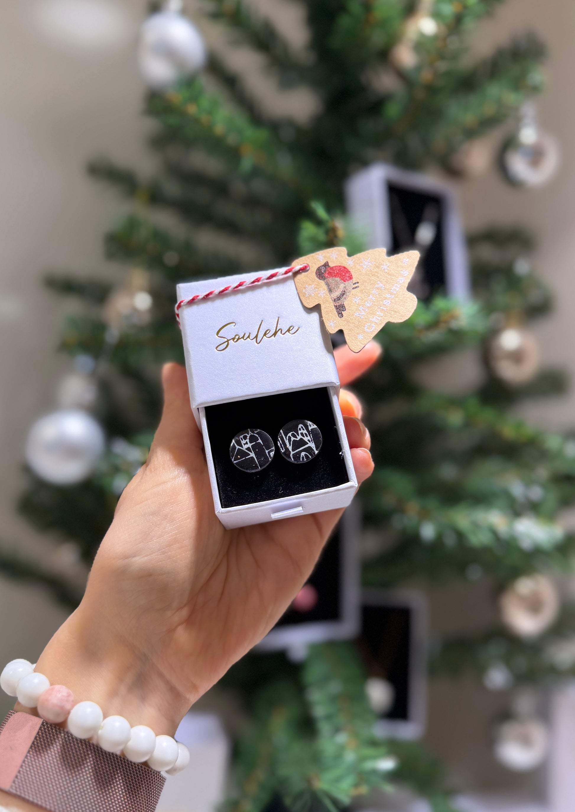 Dark Festive Earrings