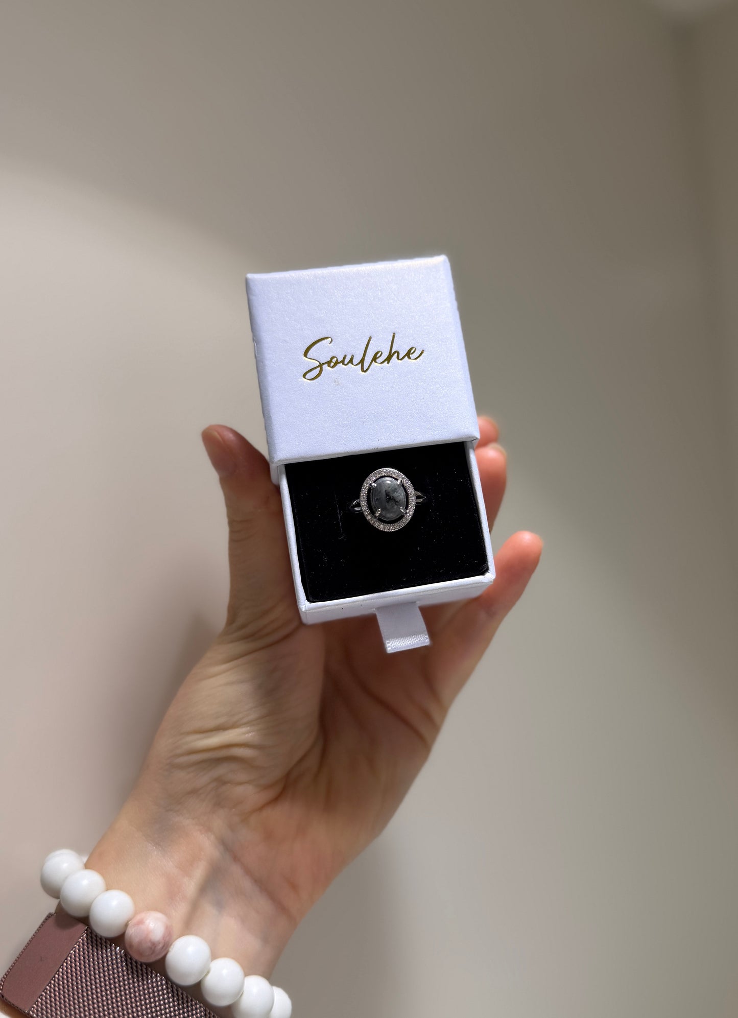 Labradorite Oval • Ring • 925 Sterling Silver