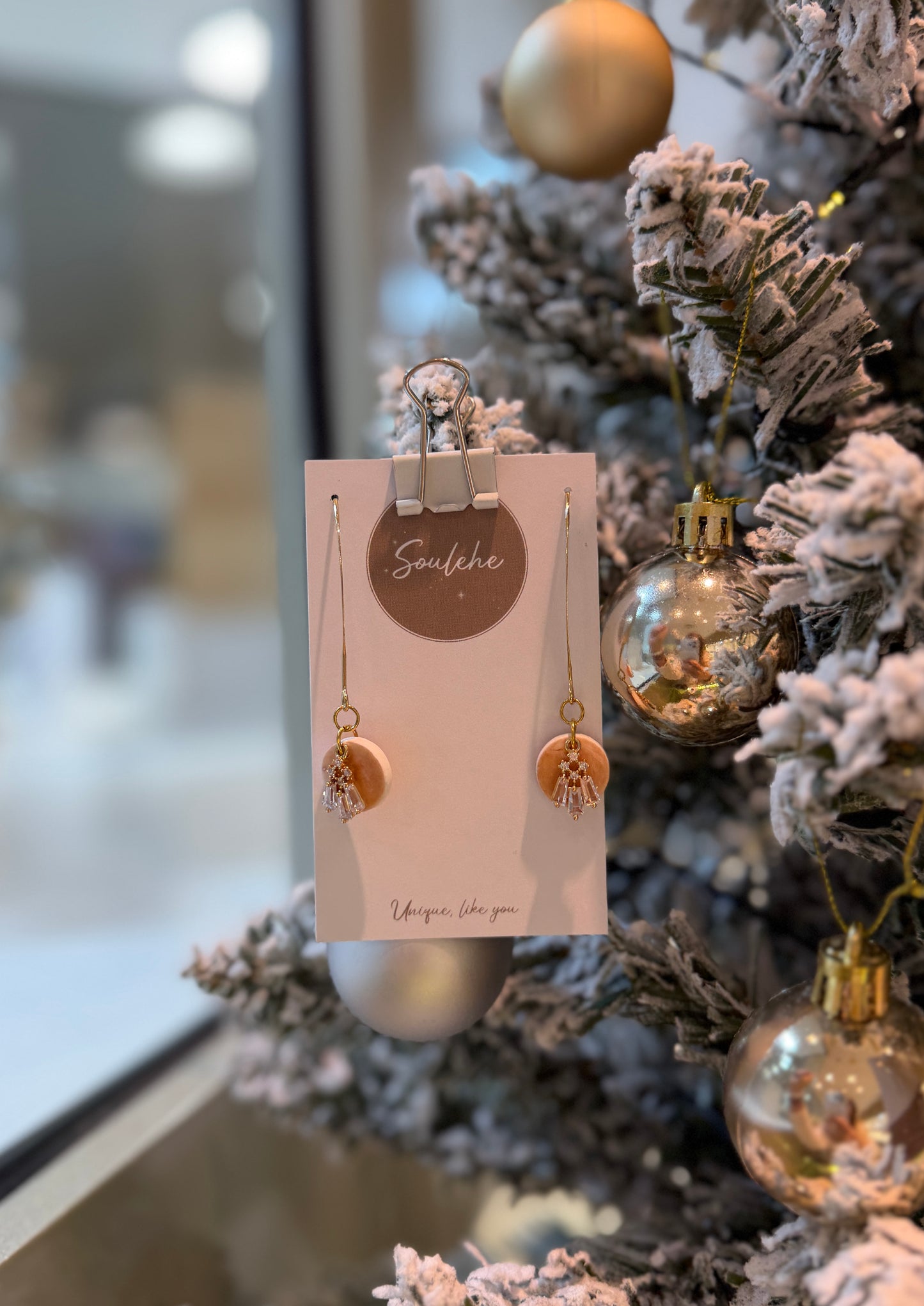 Orange Bauble • Luxurious Artisan Earrings