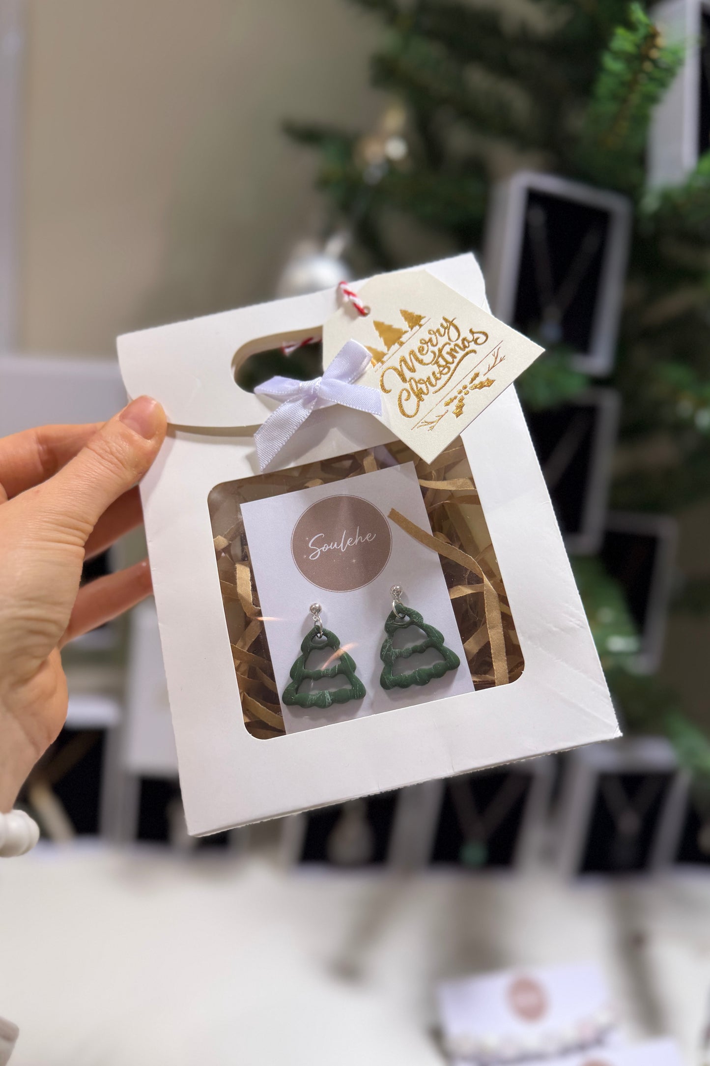 Christmas Tree earrings