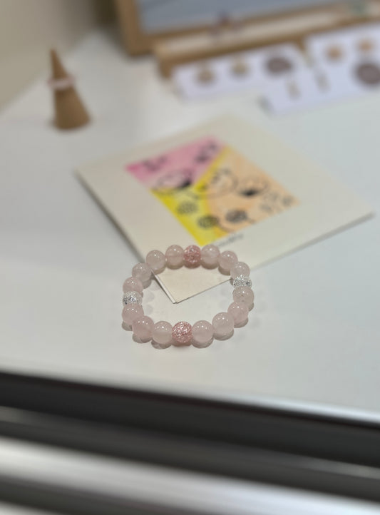 Pink Sparkle Kids Bracelet