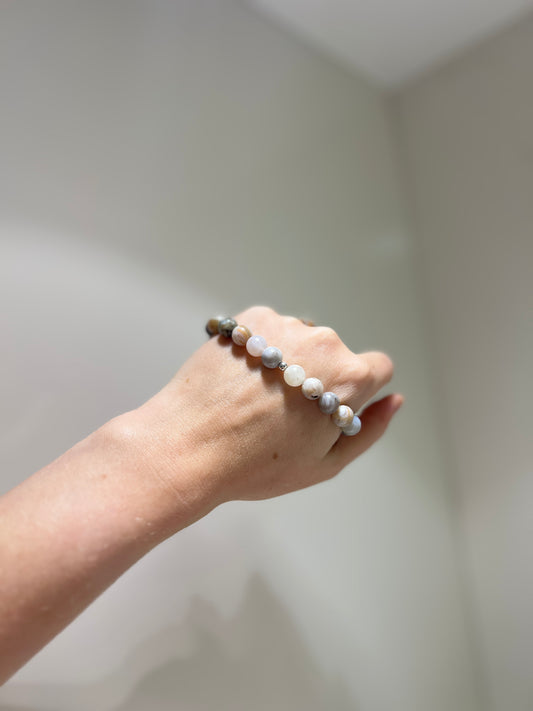 Enjoying Life x Love • Bracelet • Bamboo Agate