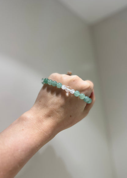 Determination, Luck x Wealth • Bracelet • Green Aventurine