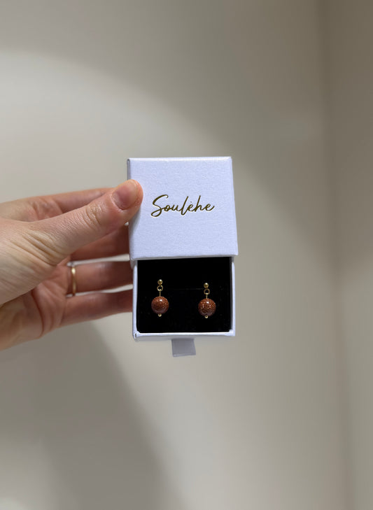 Sandstone Studs - Luck