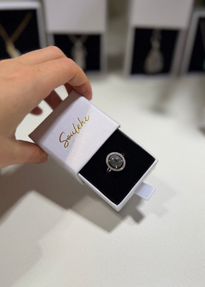 Labradorite Oval • Ring • 925 Sterling Silver