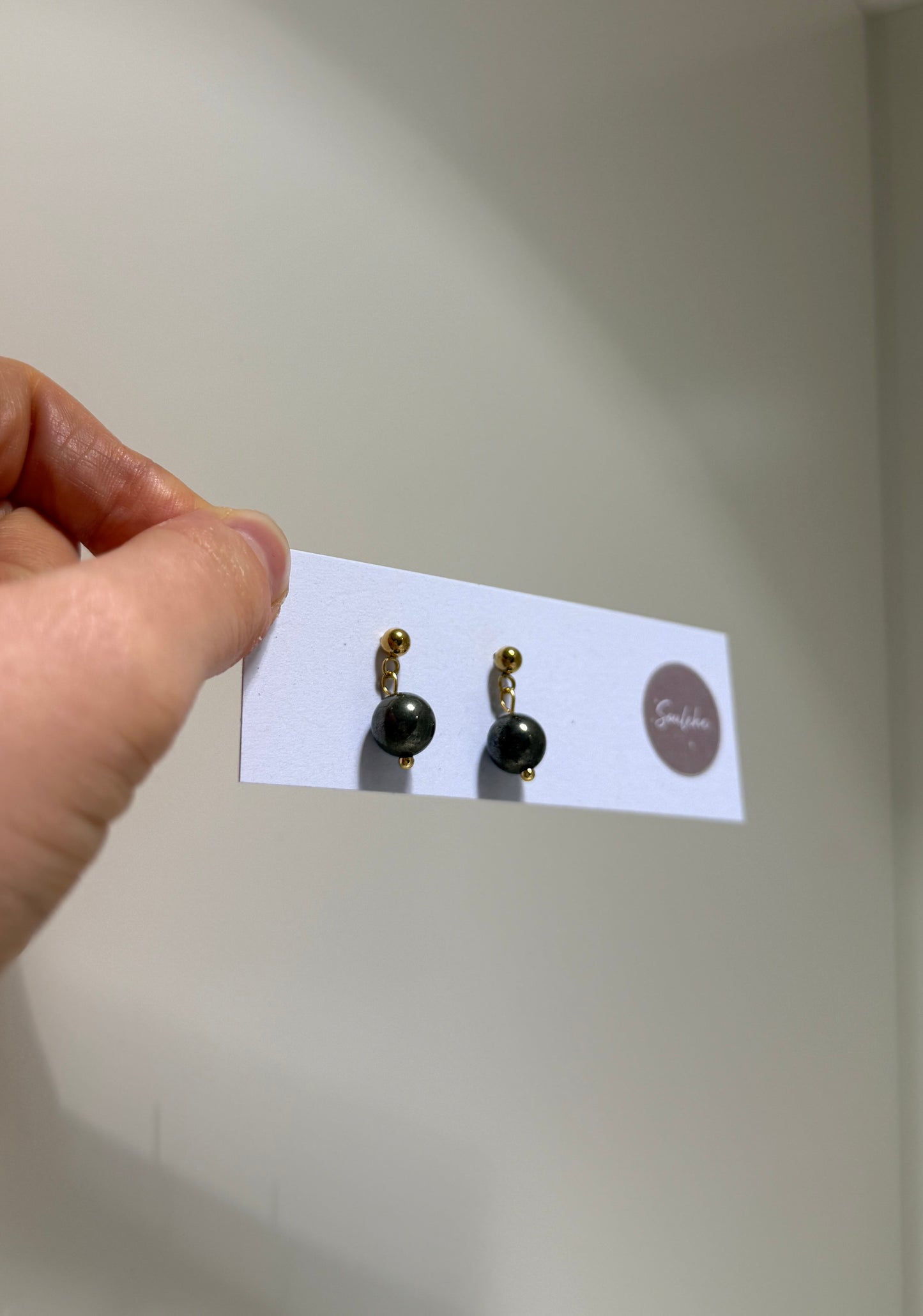 Pyrite Studs - protection, Life energy, Success