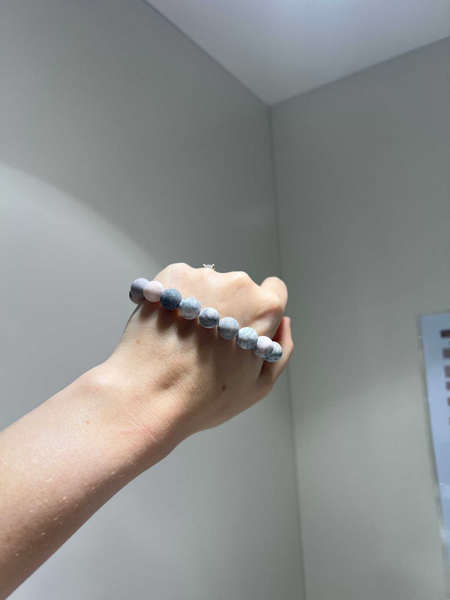 Pink Zebra Jasper Matte -  Balancing male and female energies