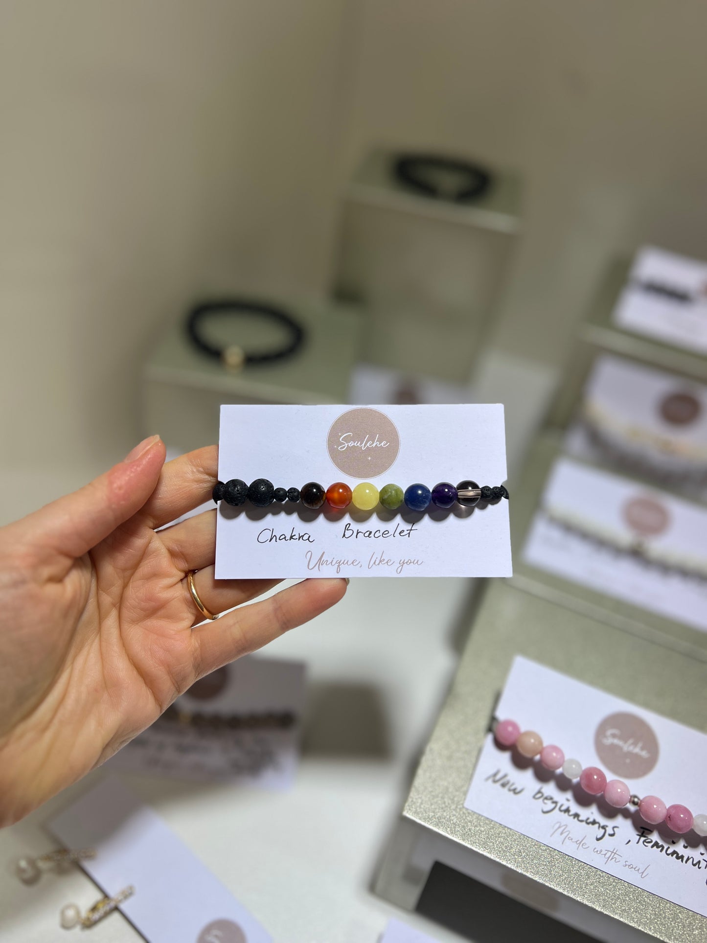Chakra • Bracelet • Lava & Chakra Stones