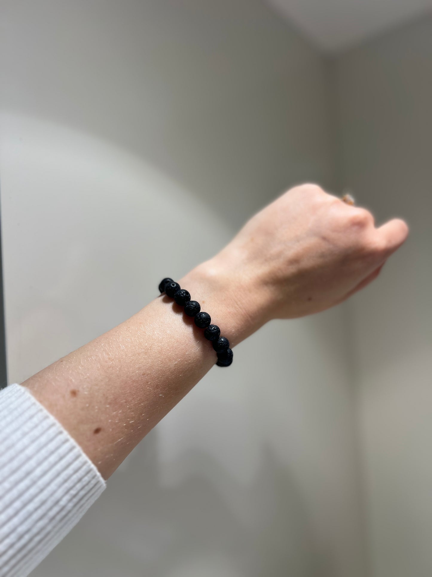 Strength x Courage • Bracelet • Black Lava