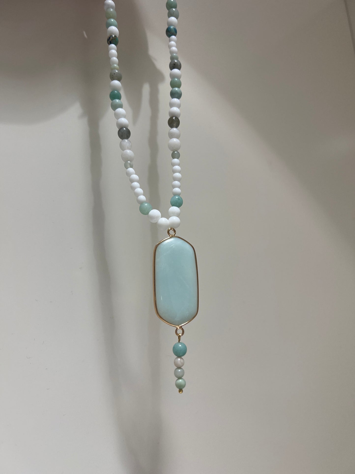 Balance & Self-Expression Amazonite Necklace