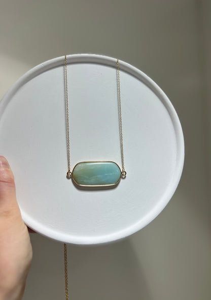 Self-Expression, Dreams & Balance
 • Necklace • Amazonite