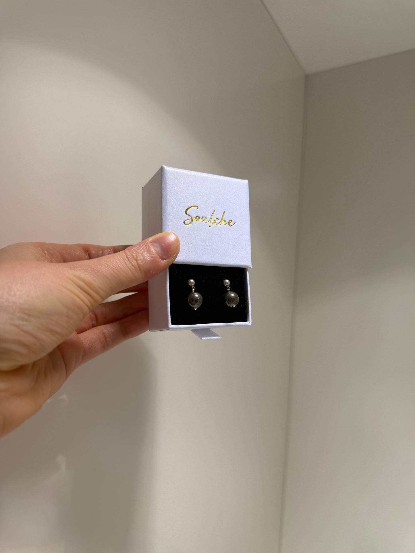 Pyrite Studs - protection, Life energy, Success