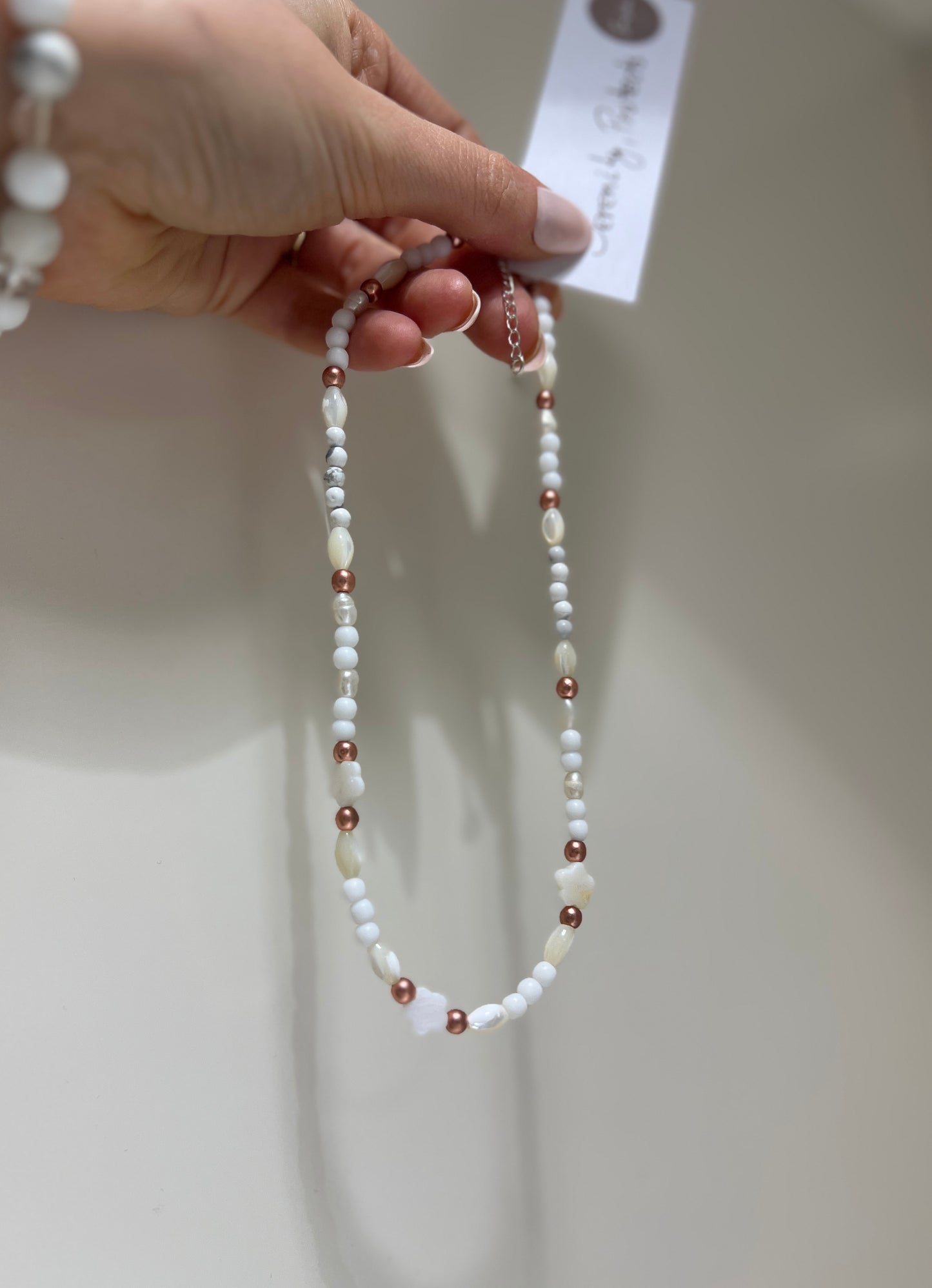 Balance and Grounding - Flower Shell Necklace