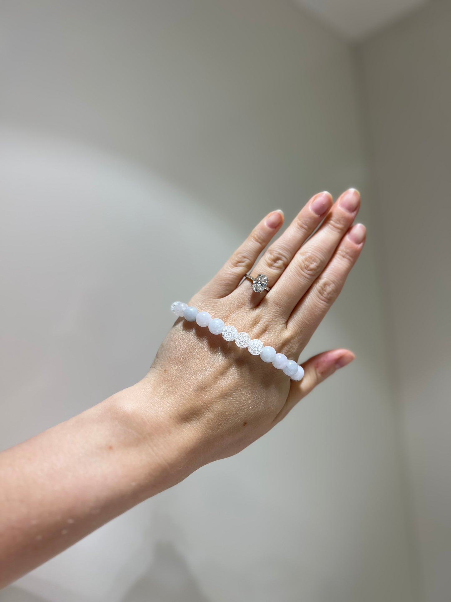 Youth, Happiness x Peace • Bracelet • Aquamarine