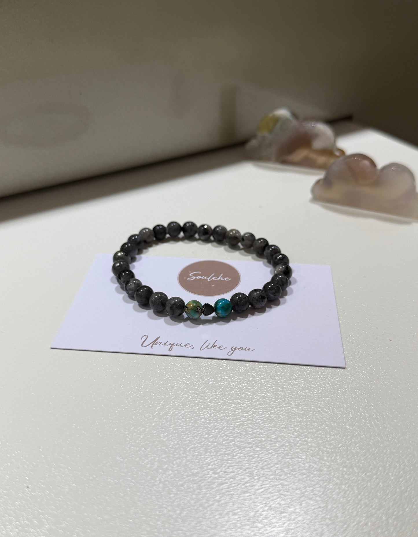 Energy, Protection & Consciousness -  Labradorite & Hematite