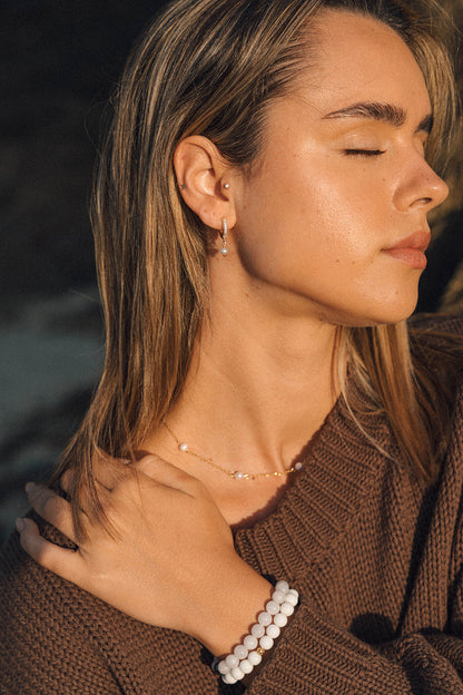 Luxurious mini Pearl earrings