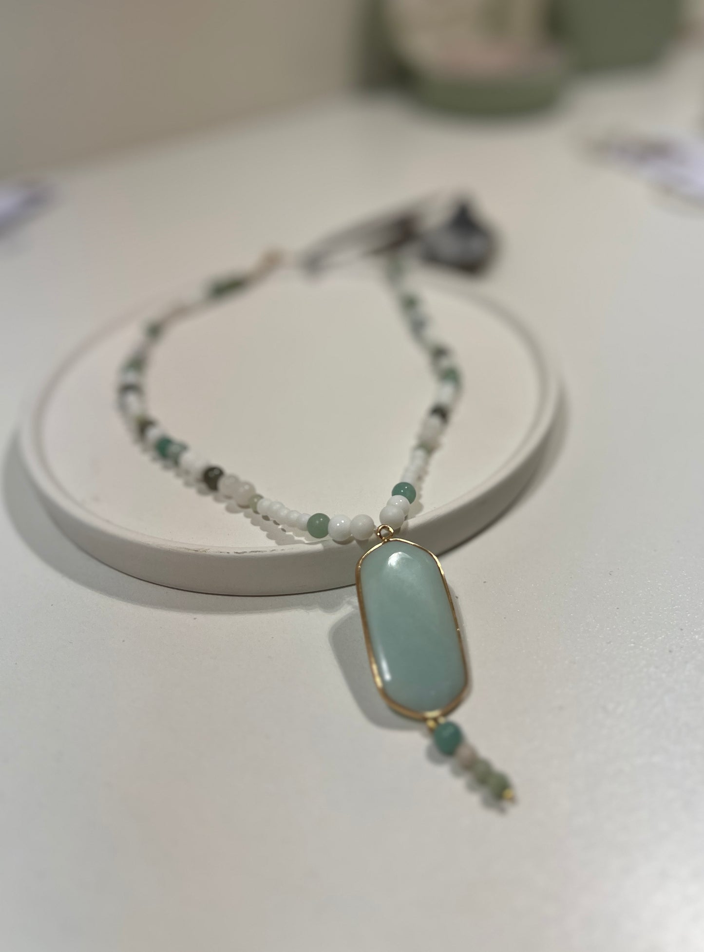 Balance & Self-Expression Amazonite Necklace