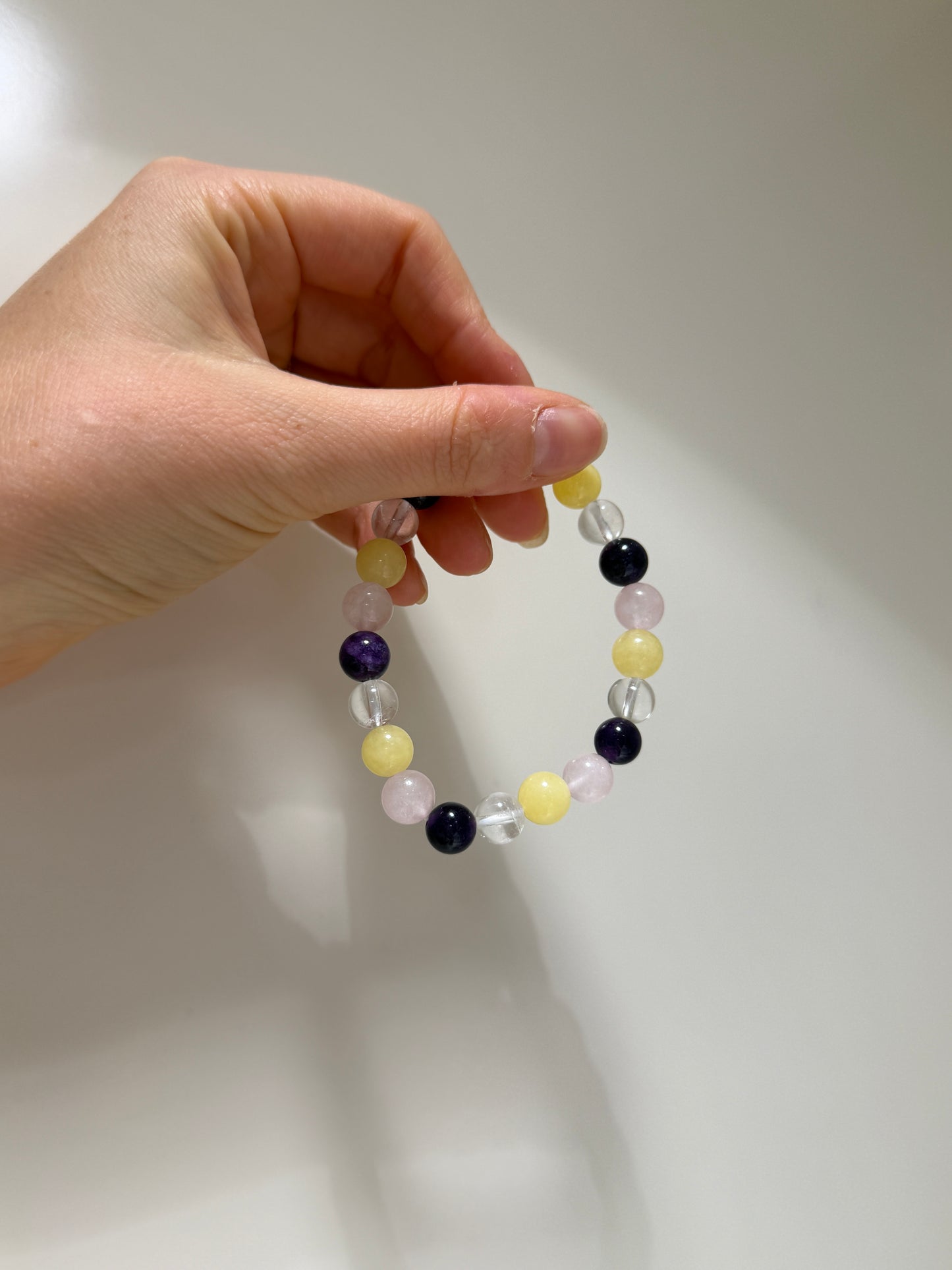 Amethyst, Citrine, Clear Quartz and Rose Quartz 2026 Luck Bracelet.