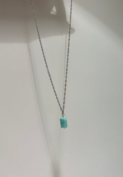 Self-Expression, Dreams & Balance • Necklace • Amazonite