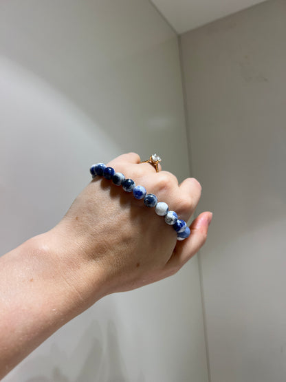 Wisdom x Logic, Trust • Bracelet • Blue Sodalite