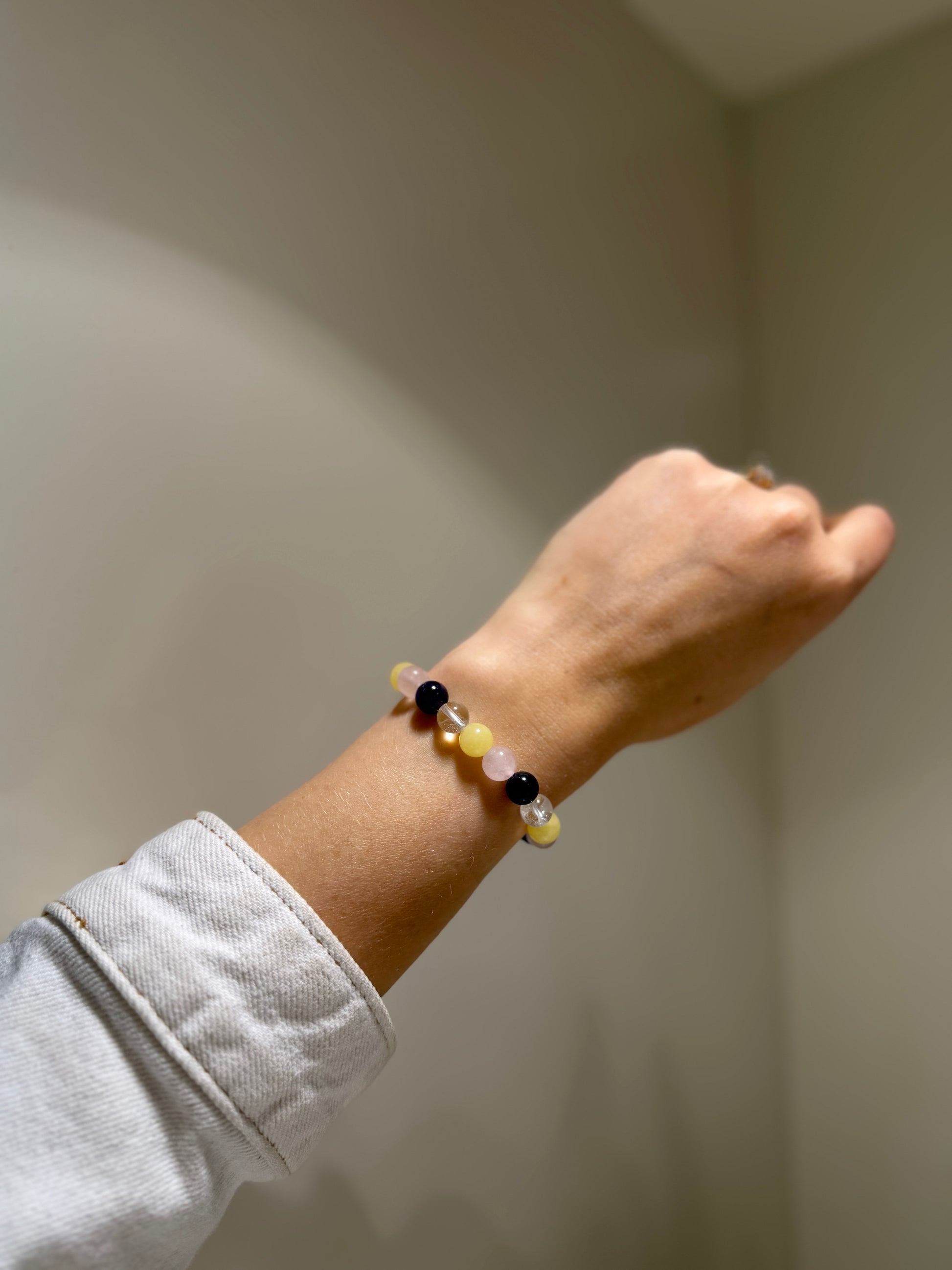 Amethyst, Citrine, Clear Quartz and Rose Quartz 2026 Luck Bracelet.
