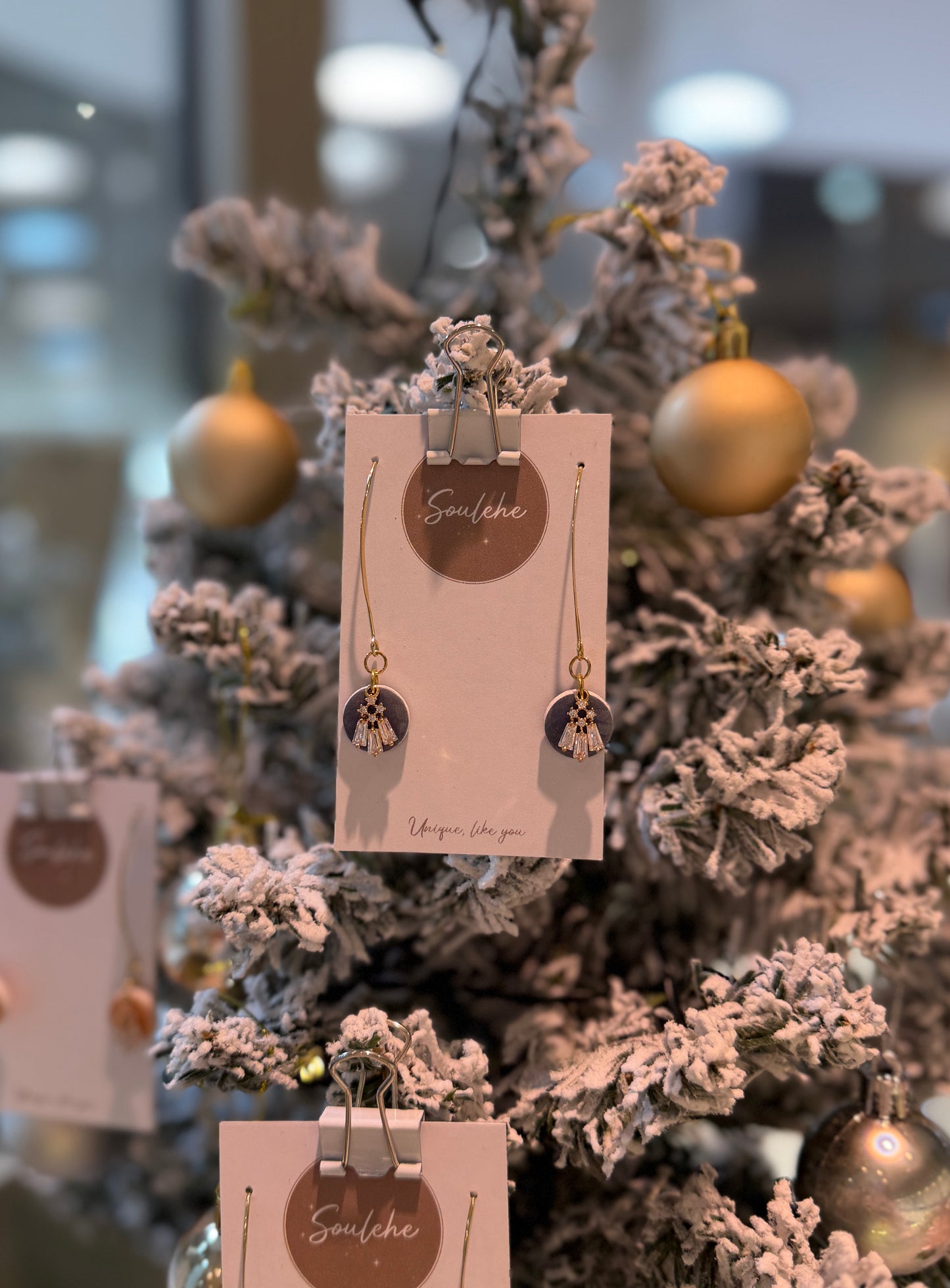 Midnight Sparkle • Luxurious Artisan Earrings