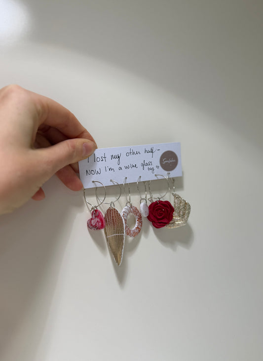 Polymer Wine Glass Tags